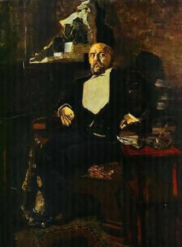 Mikhail Vrubel Portrait of Savva Mamontov oil painting picture